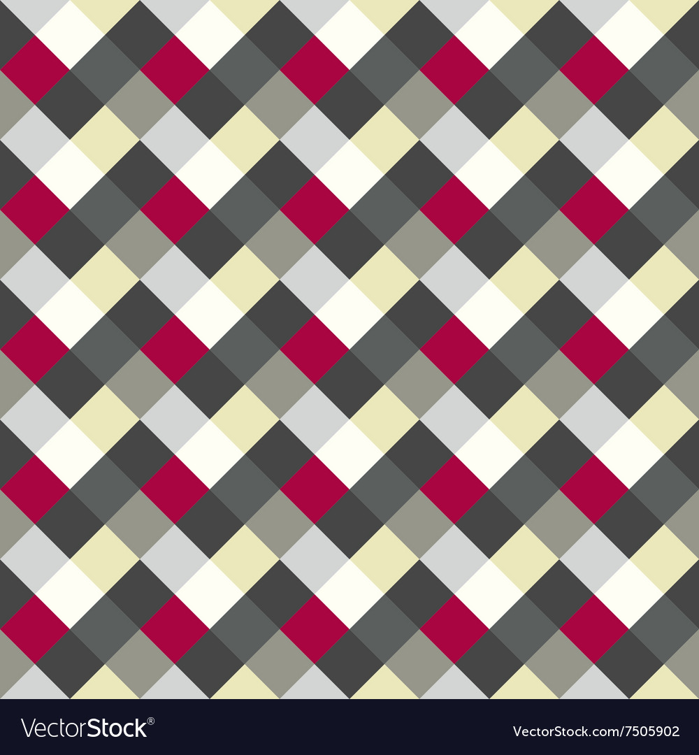 Seamless geometric checked pattern diagonal