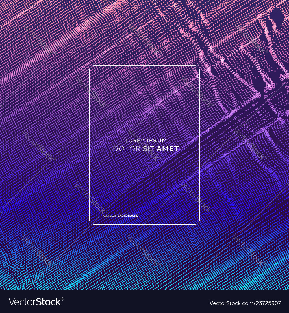 Abstract science technology background 3d grid vector image Abstract science technology background 3d grid