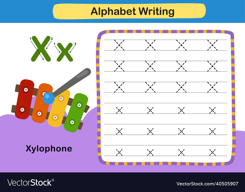 Alphabet Xylophone Learning Worksheet