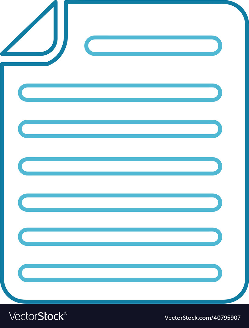 Document file icon paper doc sign