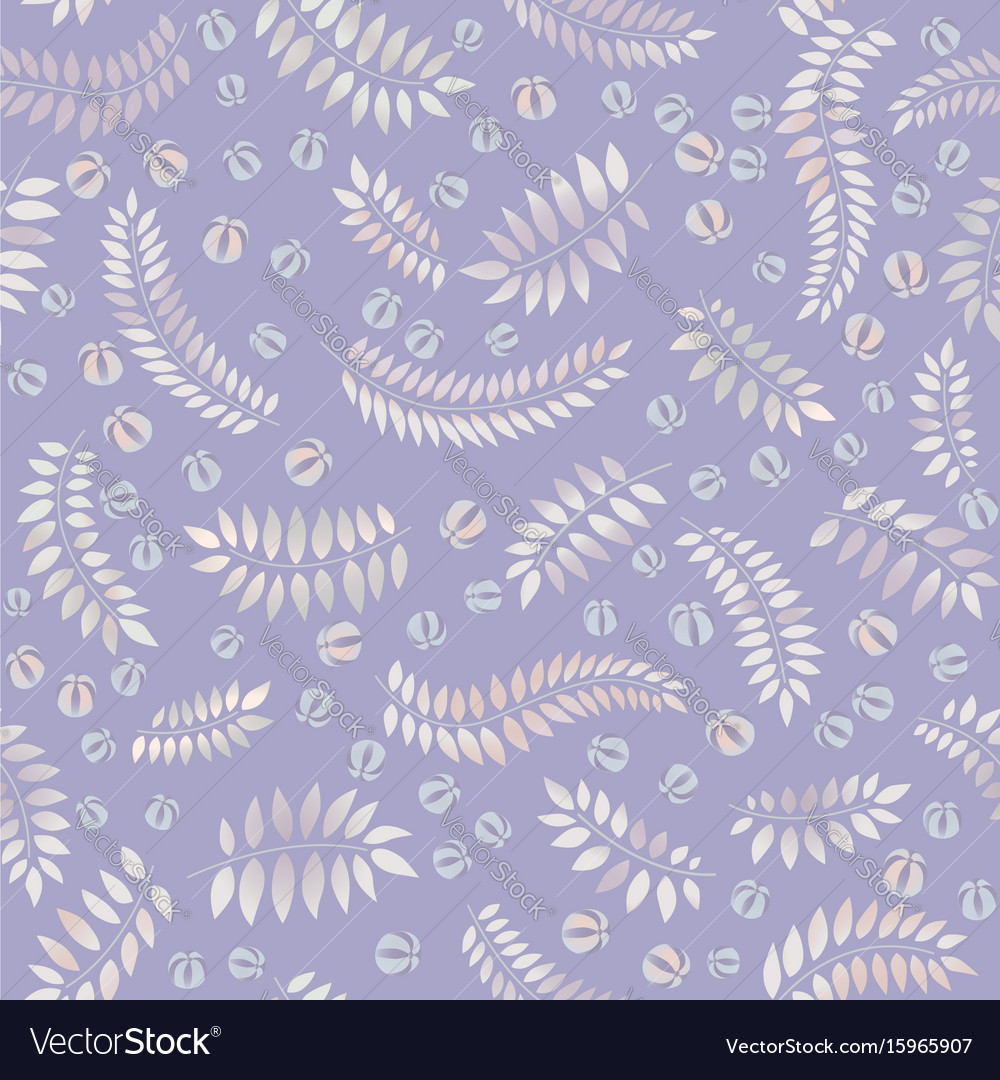 Floral leaves pattern seamless background nature