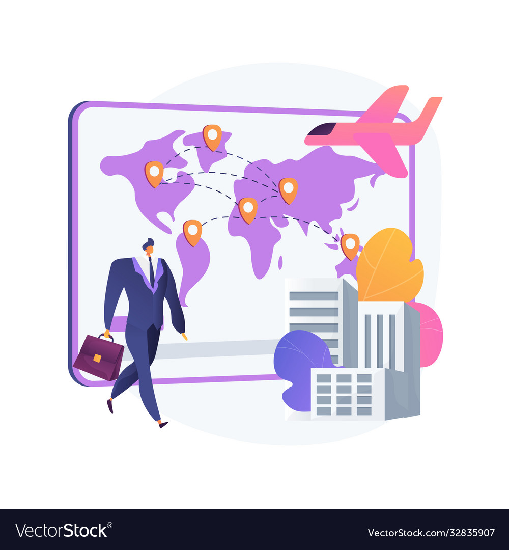 Migratory movement abstract concept Vector Image Migratory movement abstract concept