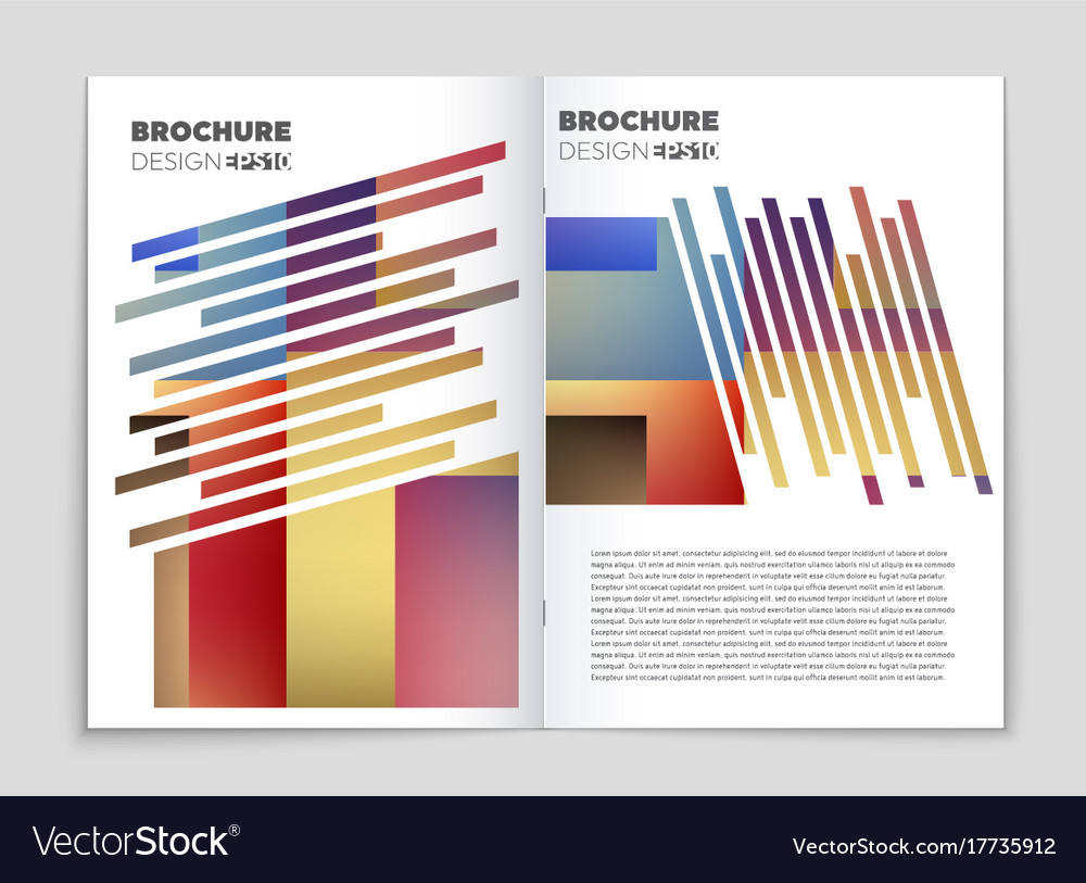Abstract layout background set for art
