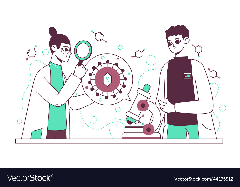 Chemical laboratory scientific medical Royalty Free Vector