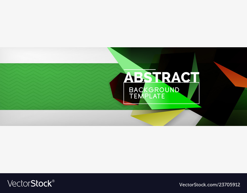 Dark 3d triangular low poly shapes abstract Vector Image Dark 3d triangular low poly shapes abstract