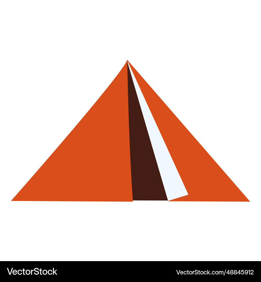 Flat tent icon Royalty Free Vector Image - VectorStock