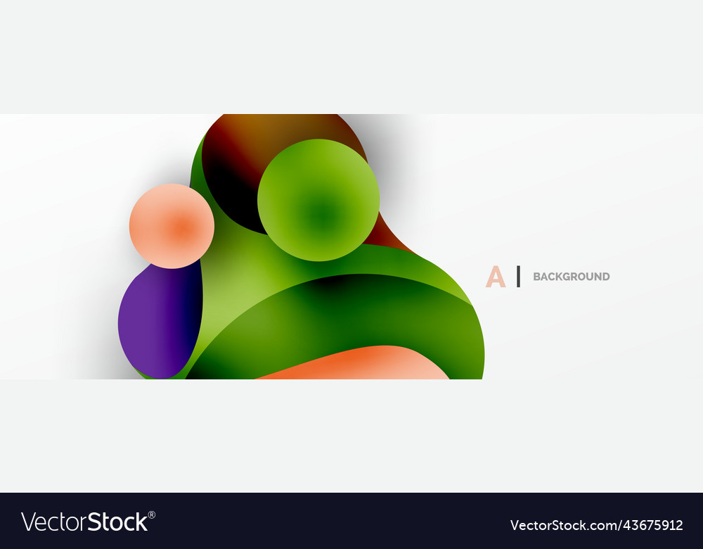 Geometric round shapes and circles abstract vector image Geometric round shapes and circles abstract