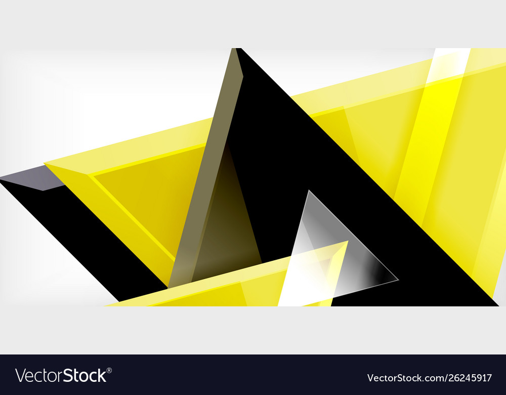 3d triangular minimal abstract background Vector Image 3d triangular minimal abstract background