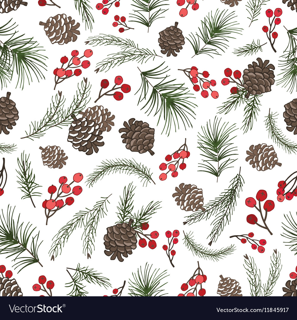 Christmas Tree Branches Pattern