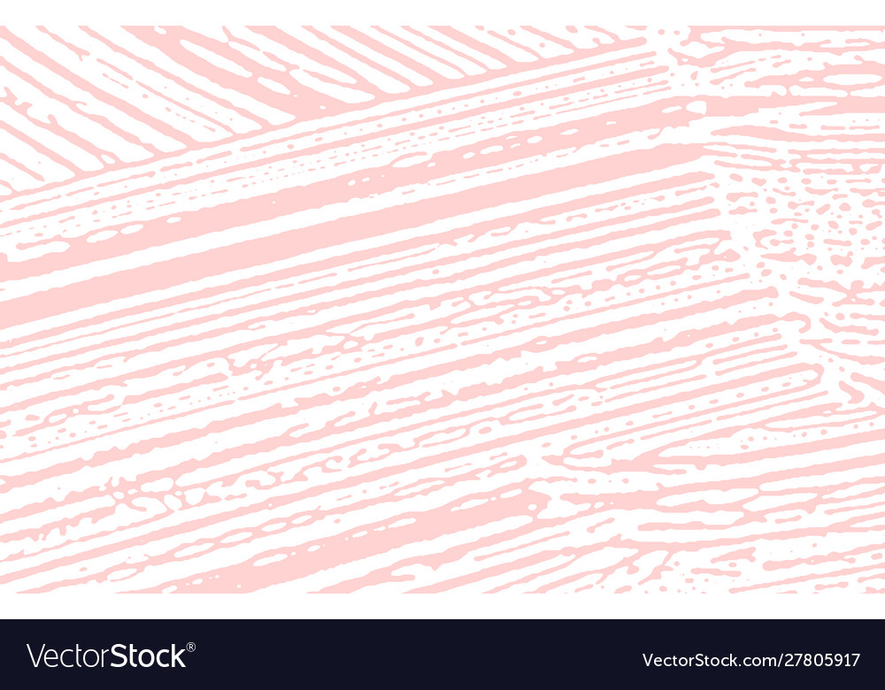 Grunge texture distress pink rough trace fetchin Vector Image