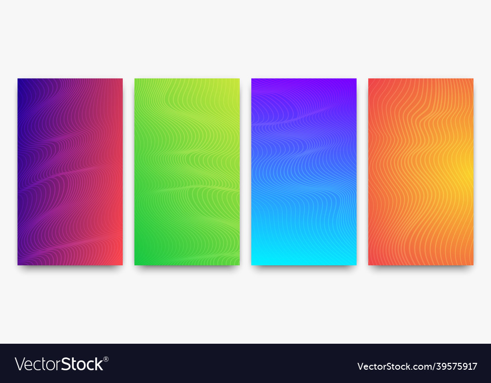 Modern colorful gradient background with wave vector image Modern colorful gradient background with wave