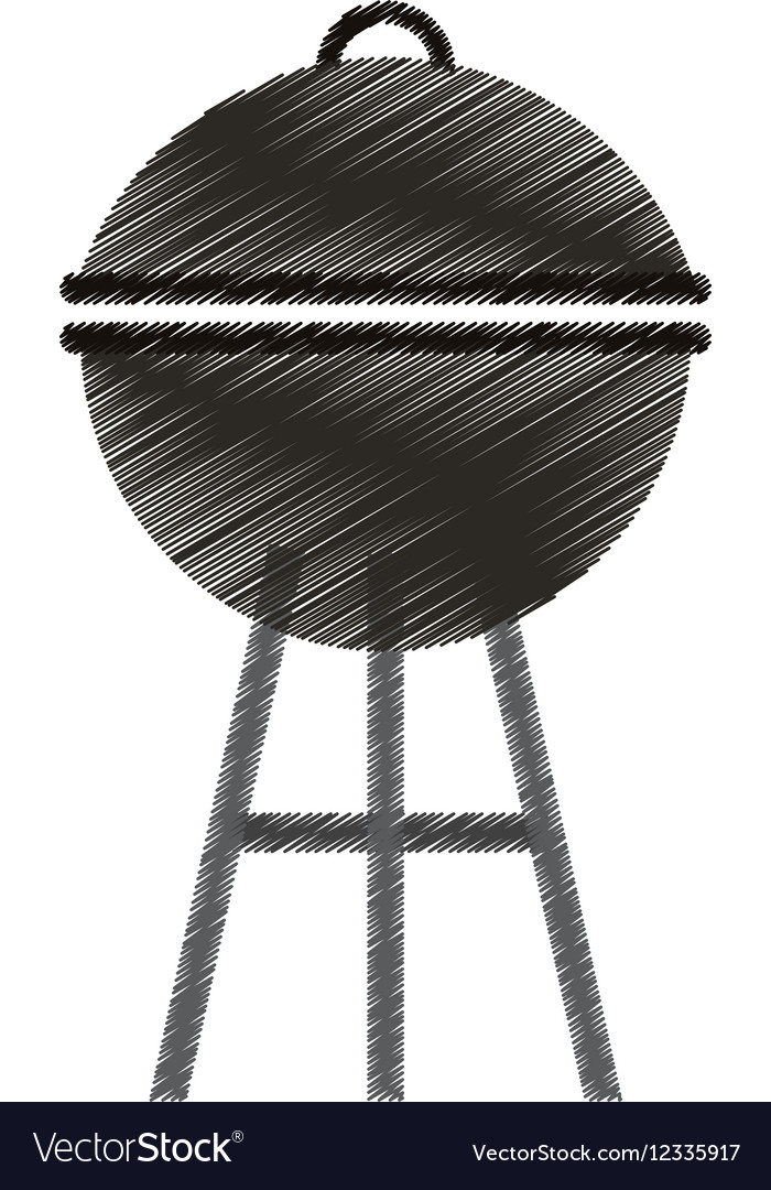 Oven grill bbq icon