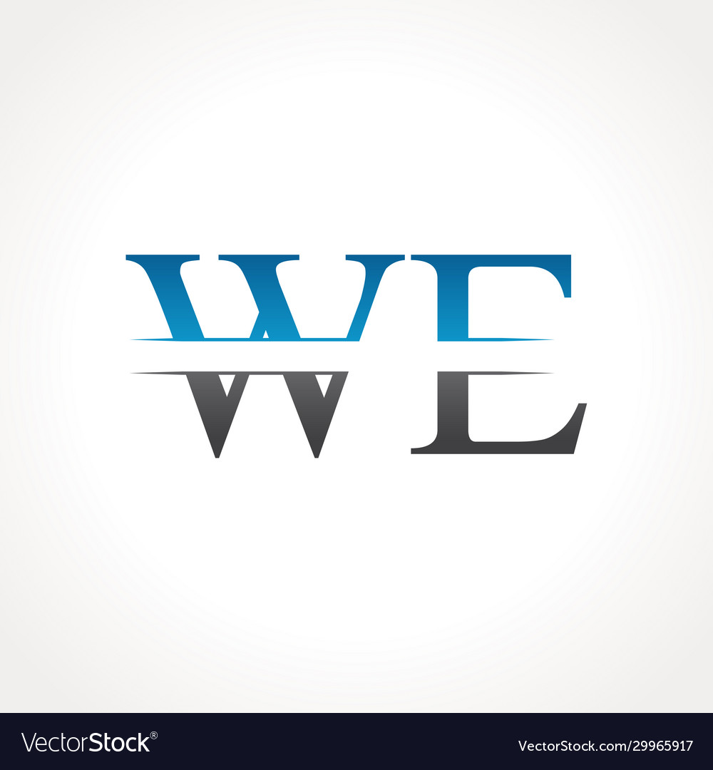 WE Initial Logo - Linked Monogram