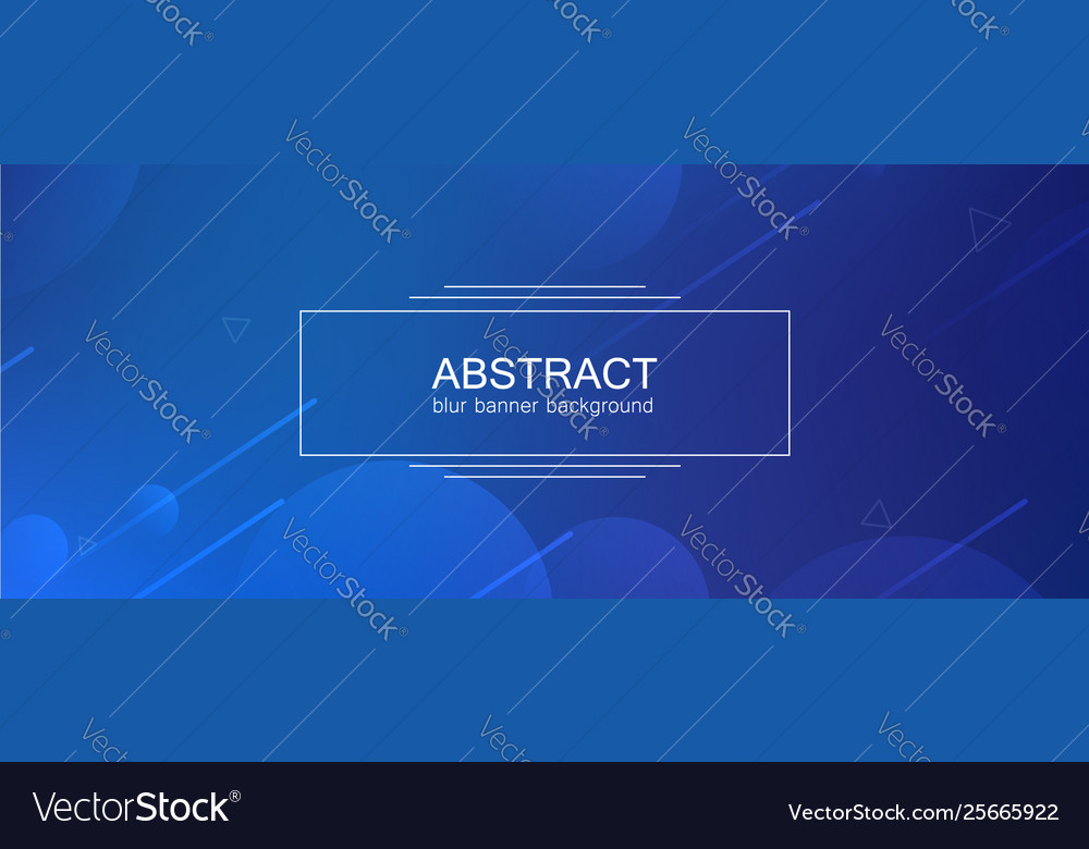 Abstract banner with gradient shapes