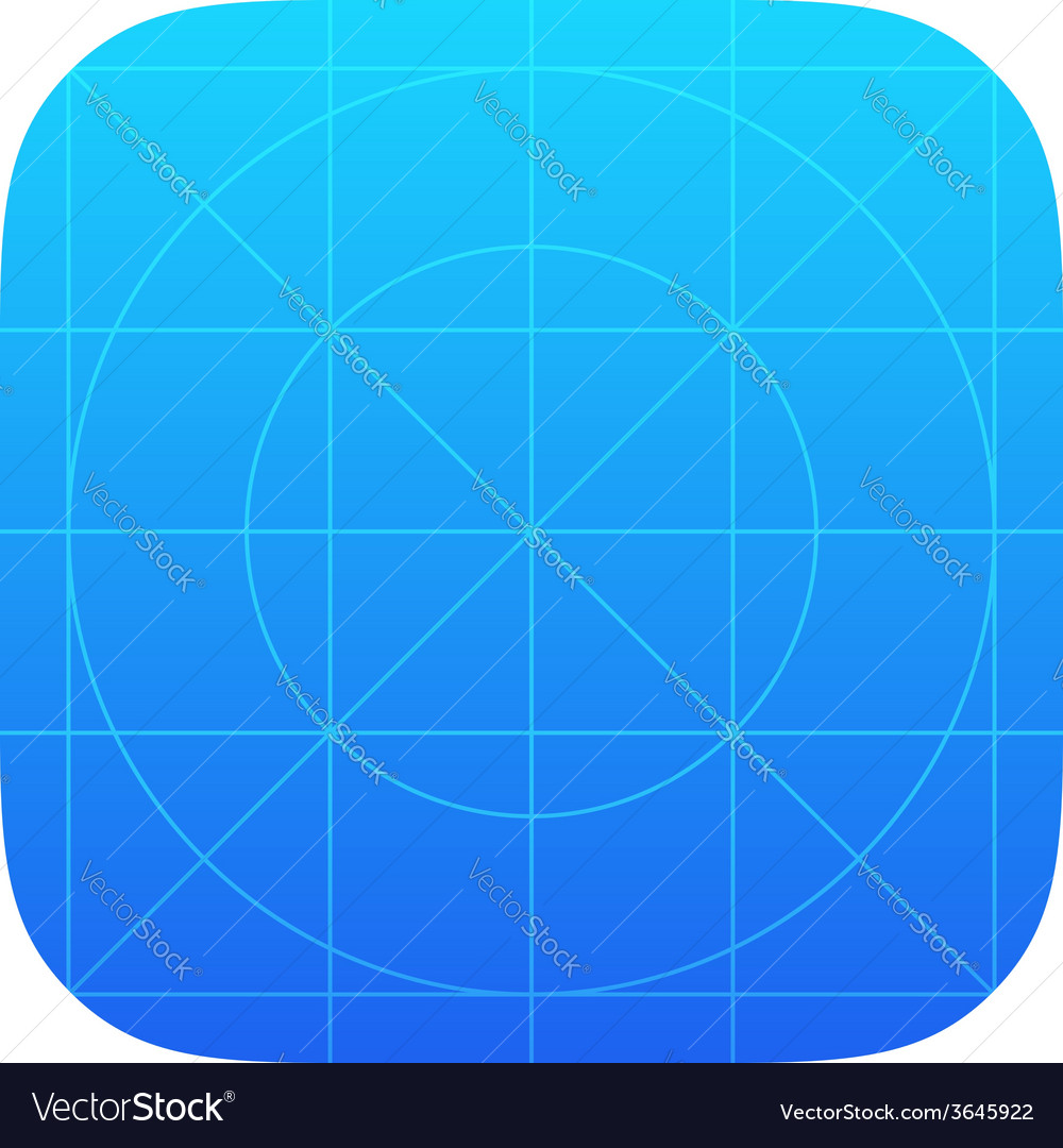 App Icon Template Free / Vector App Icon Dimensions Development Grid