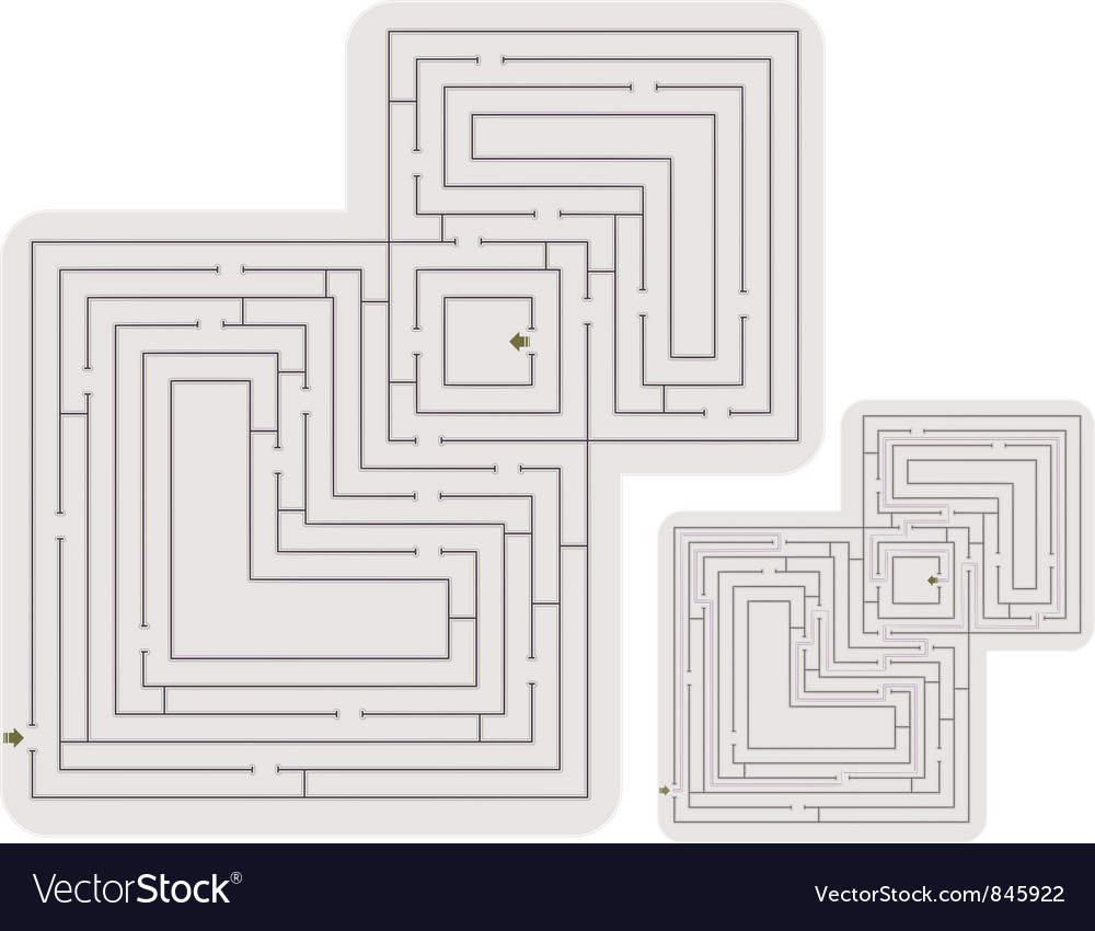Complex Interlocking Maze
