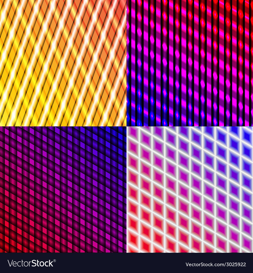 Set of splash color abstract glowing background