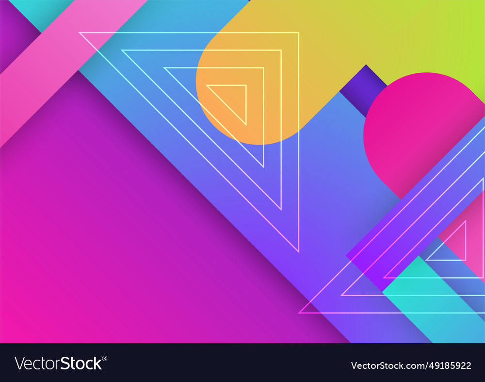 Technology background design with colorful Vector Image Technology background design with colorful