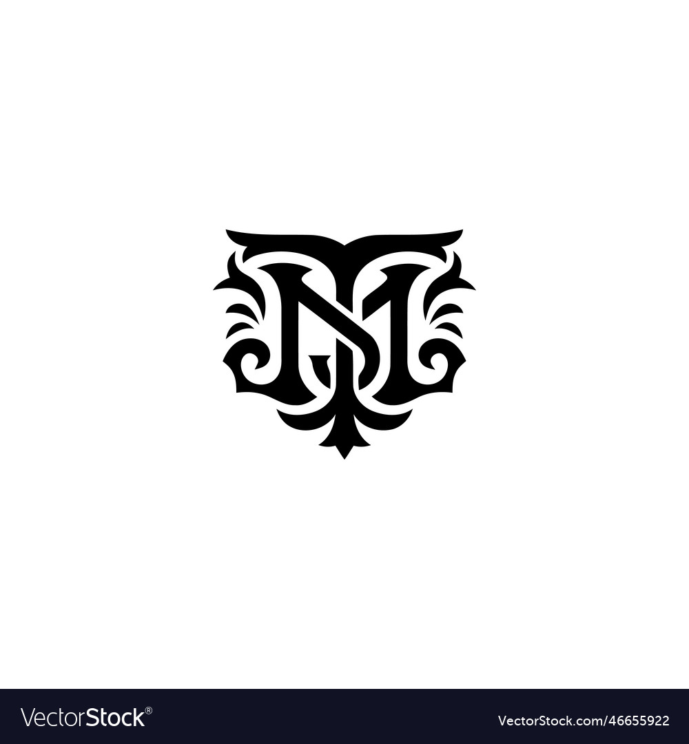 tm-monogram-logo-royalty-free-vector-image-vectorstock