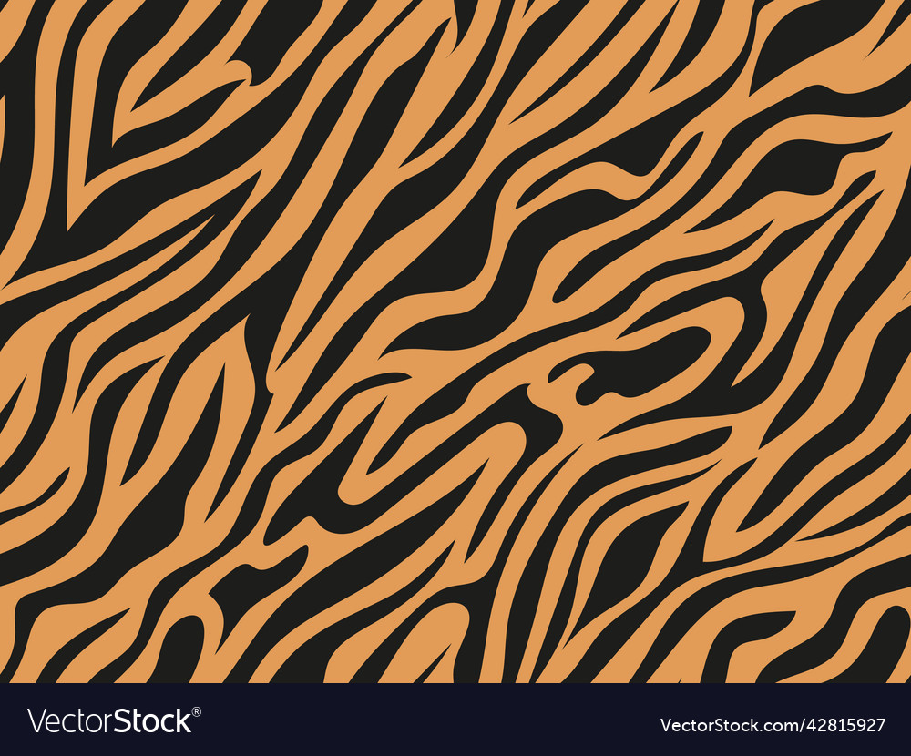 Black pattern of zebra and leopard vector image Black pattern of zebra and leopard