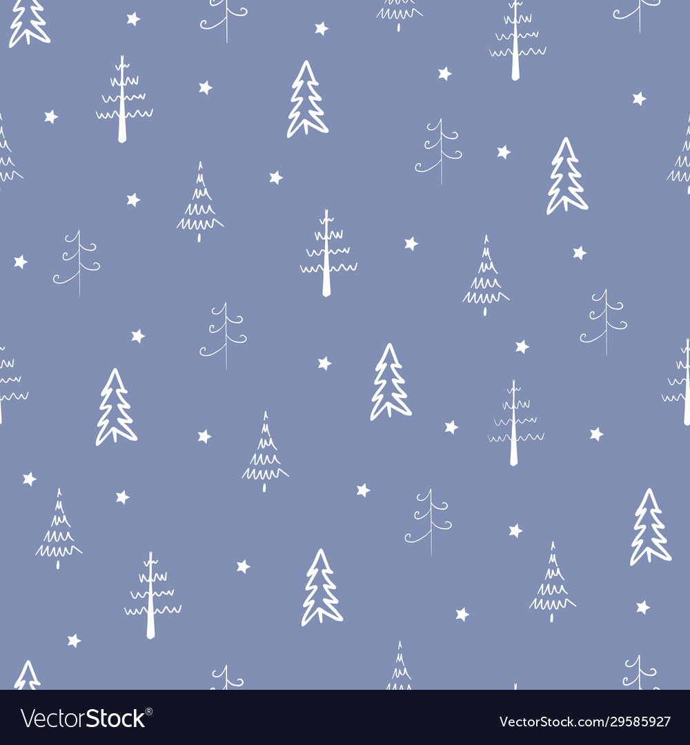 Weihnachtsbaum nahtlose Wiederholungsmuster 2