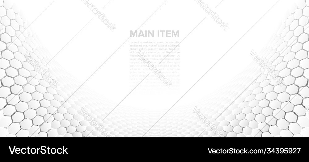 Hexagonal abstract background Royalty Free Vector Image