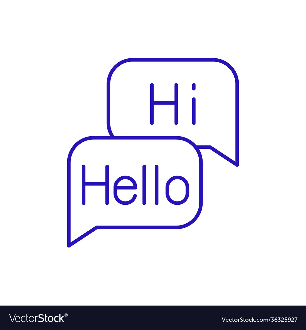 Language learning progress rgb color icon vector image Language learning progress rgb color icon
