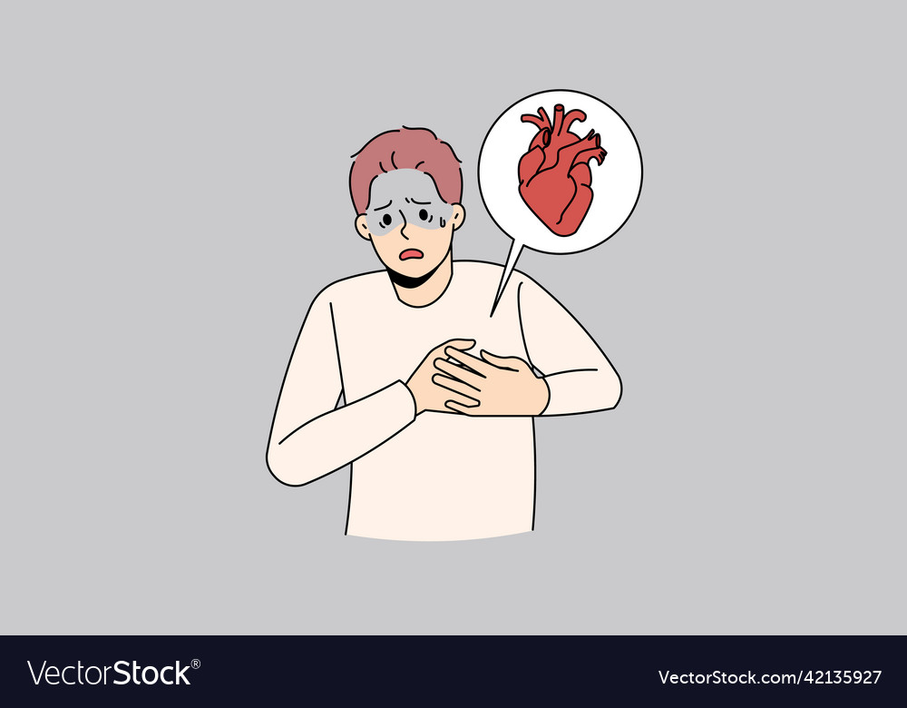 Man Suffering from Heart Problems