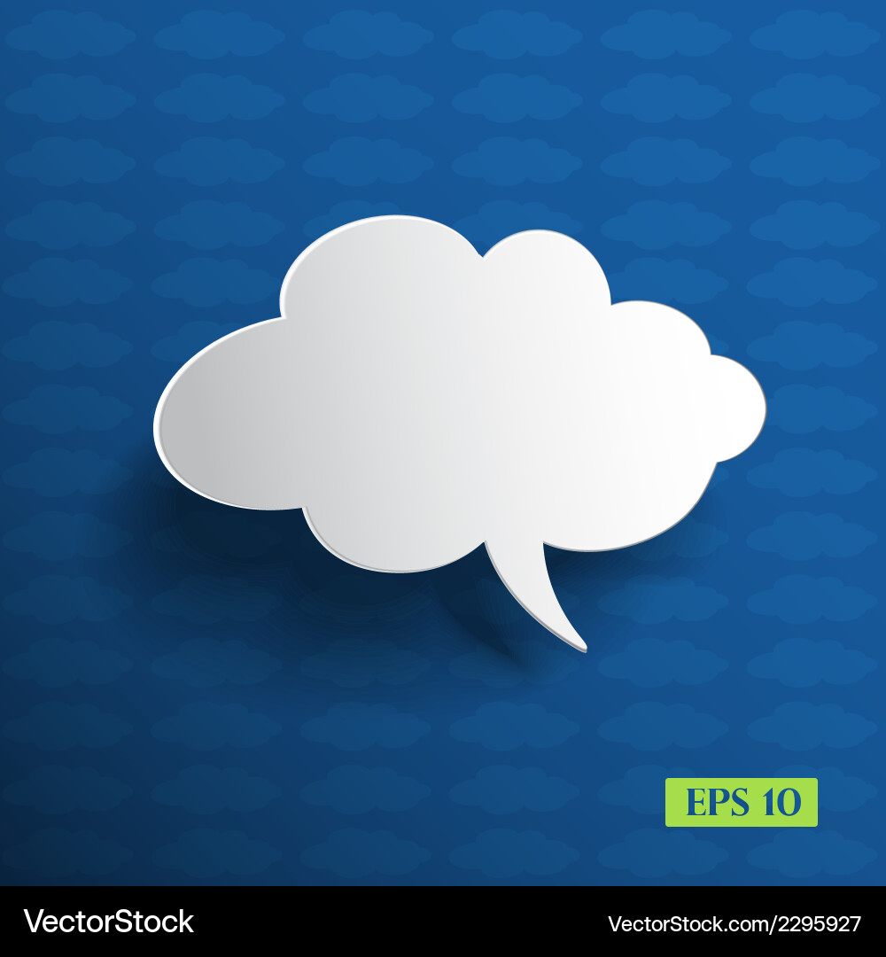 Speech bubble Royalty Free Vector Image - VectorStock