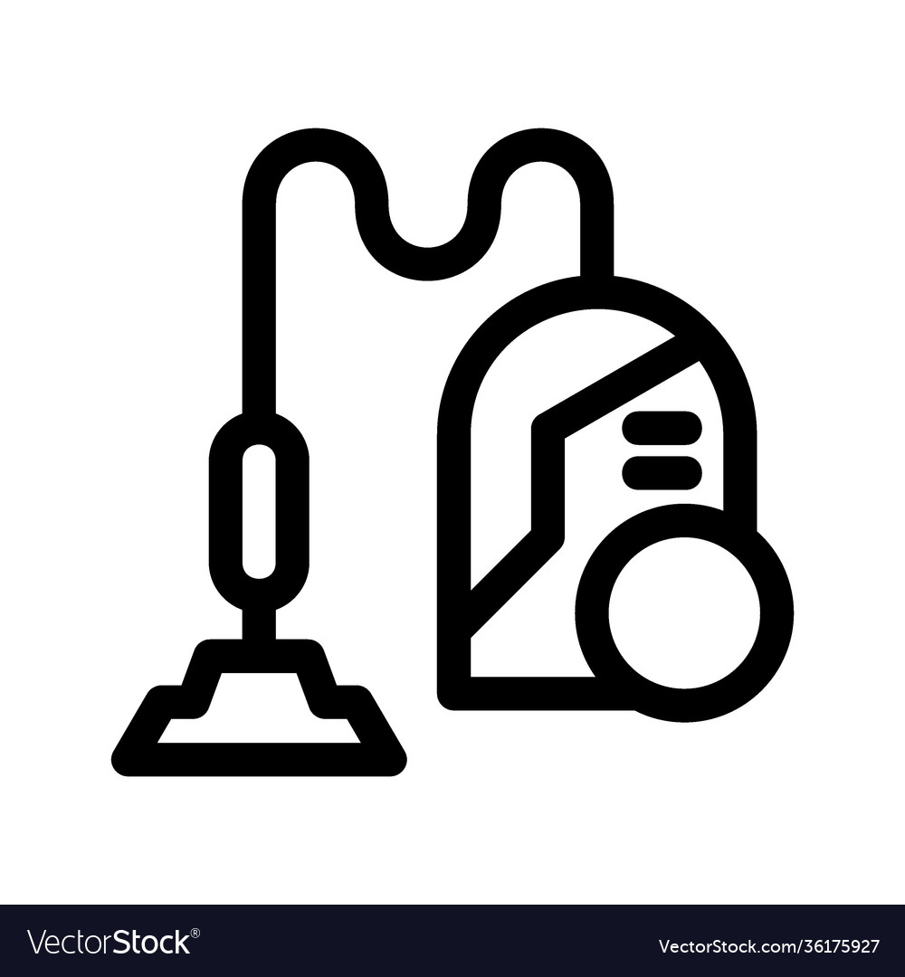 Vacum cleaner icon or logo isolated sign symbol