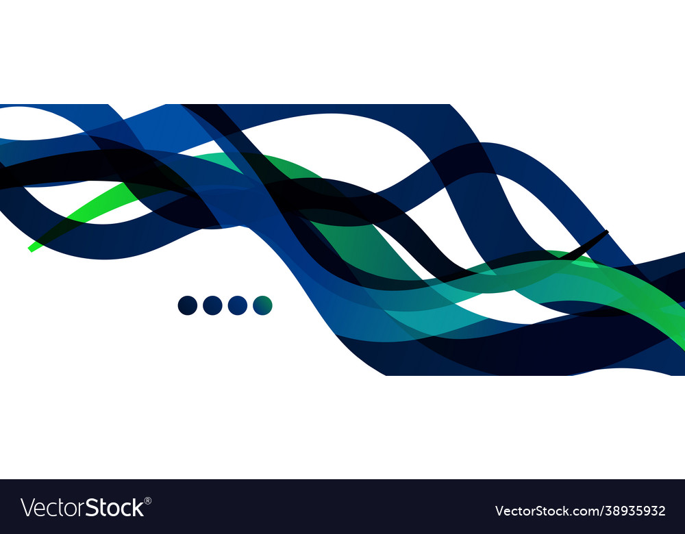 Abstract background - transparent overlapping wavy Vector Image Abstract background - transparent overlapping wavy