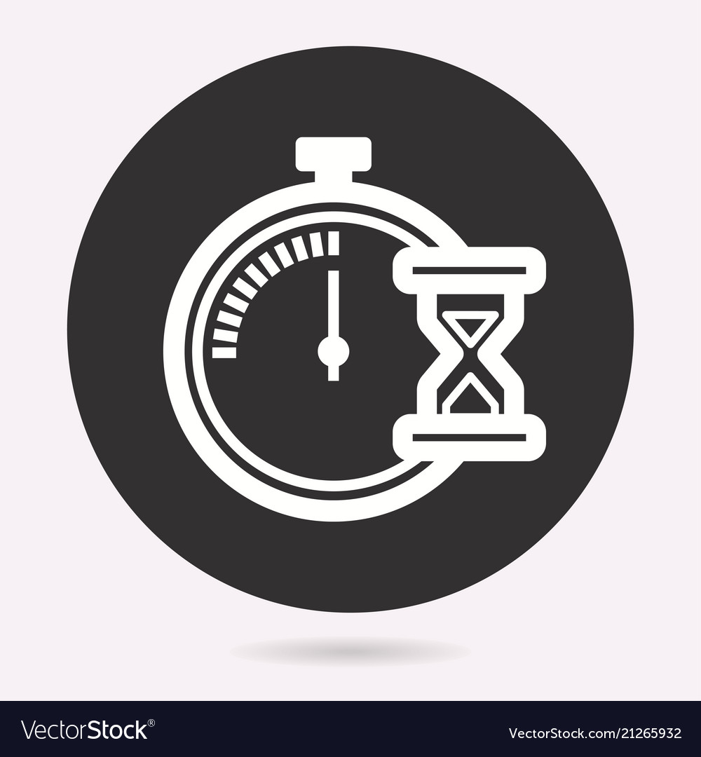 Timer clock icon Royalty Free Vector Image - VectorStock