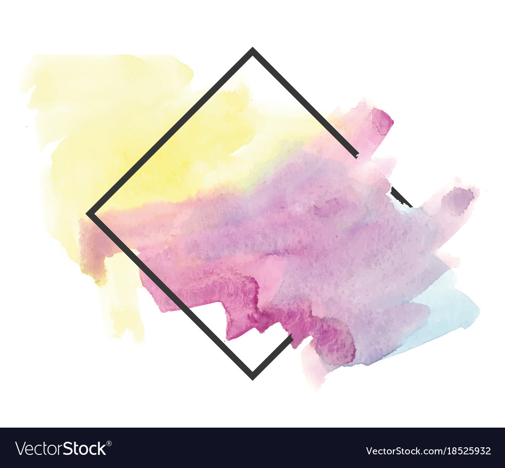 Colorful watercolor background Royalty Free Vector Image