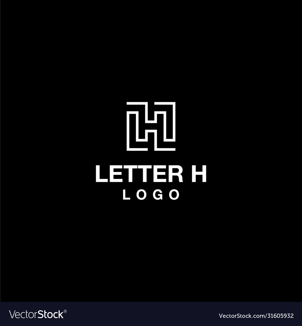 Elegant H Monogram Logo