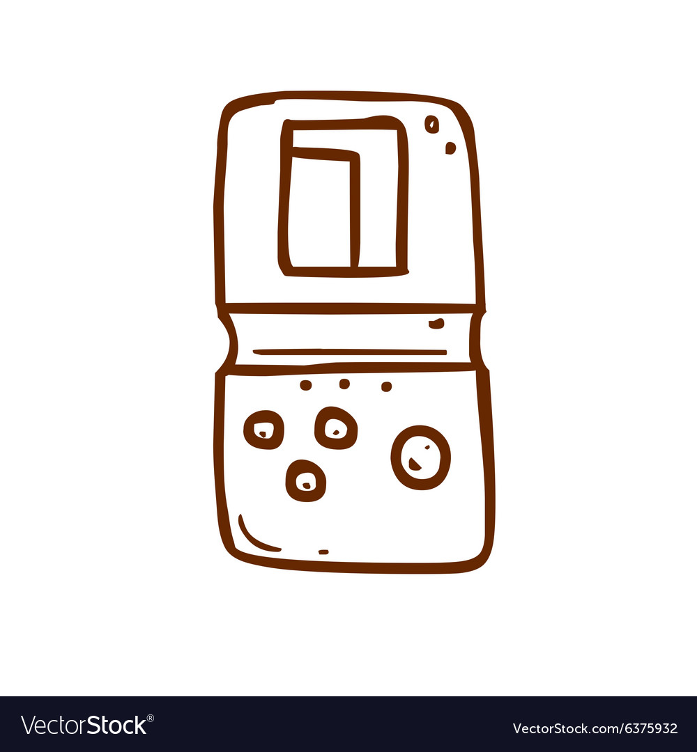 Hand Drawn Tetris Royalty Free Vector Image Vectorstock