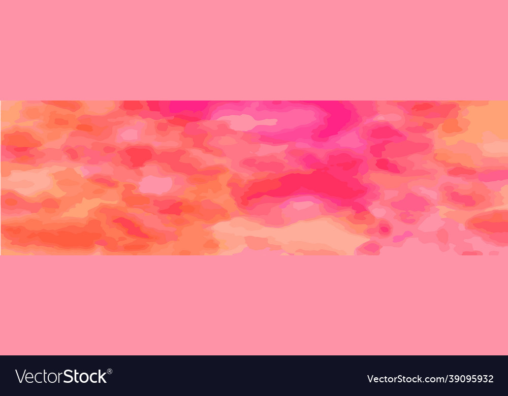 Realistic red painted watercolor abstract