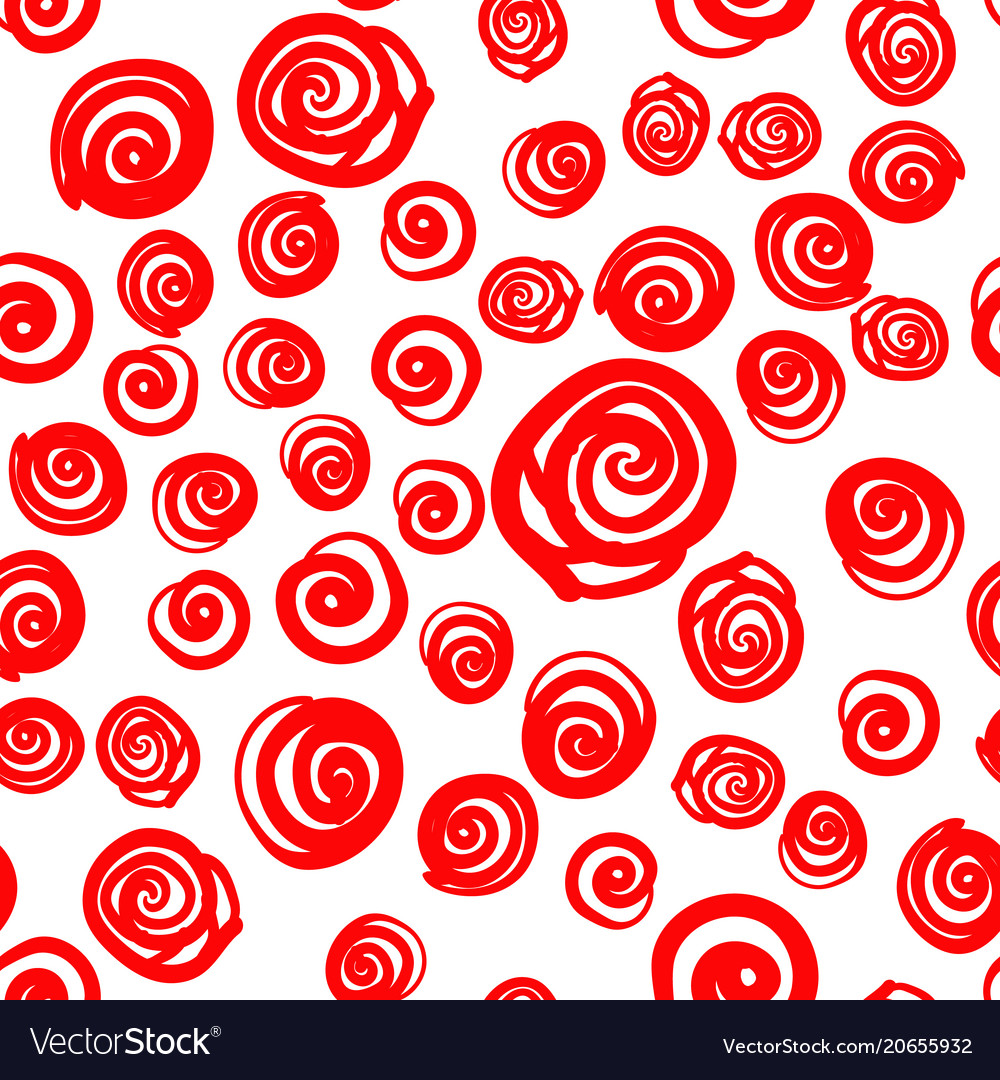 Red Dot Pattern - Seamless Texture