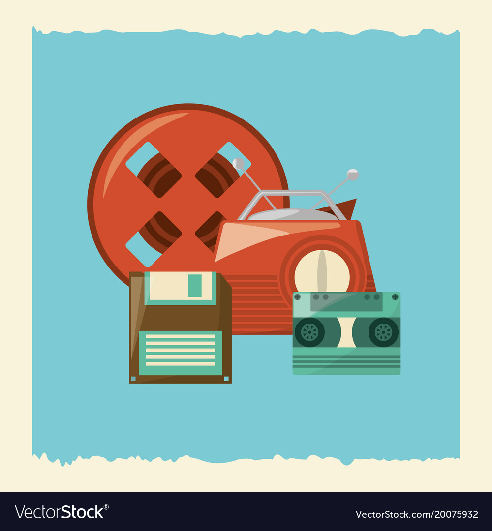 Retro objects design