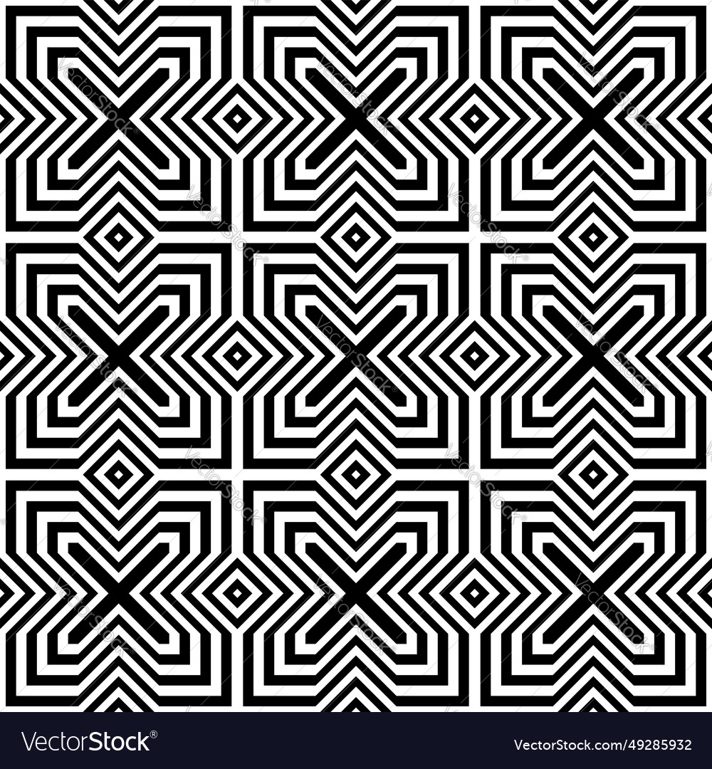 Seamless geometric checked pattern