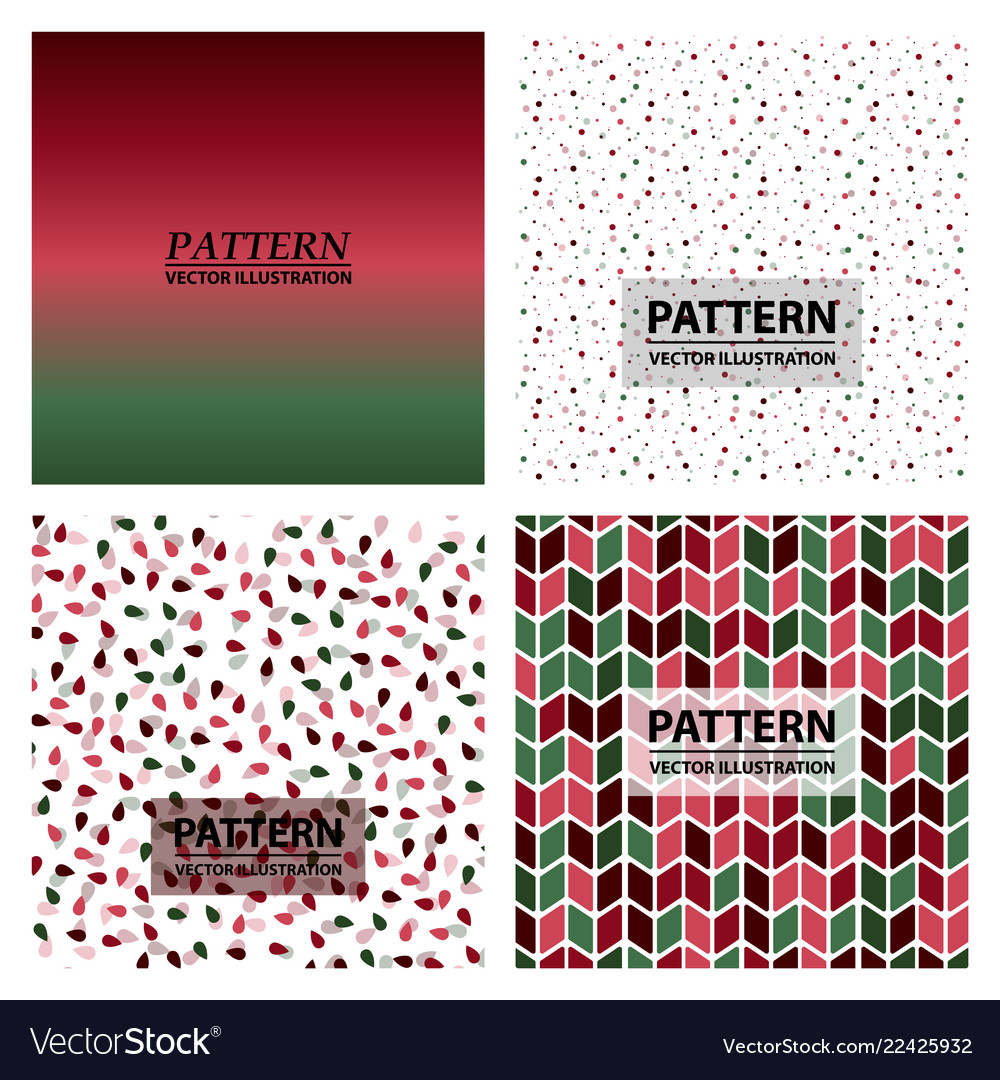 Set of abstract stylish pattern Vector Image Set of abstract stylish pattern