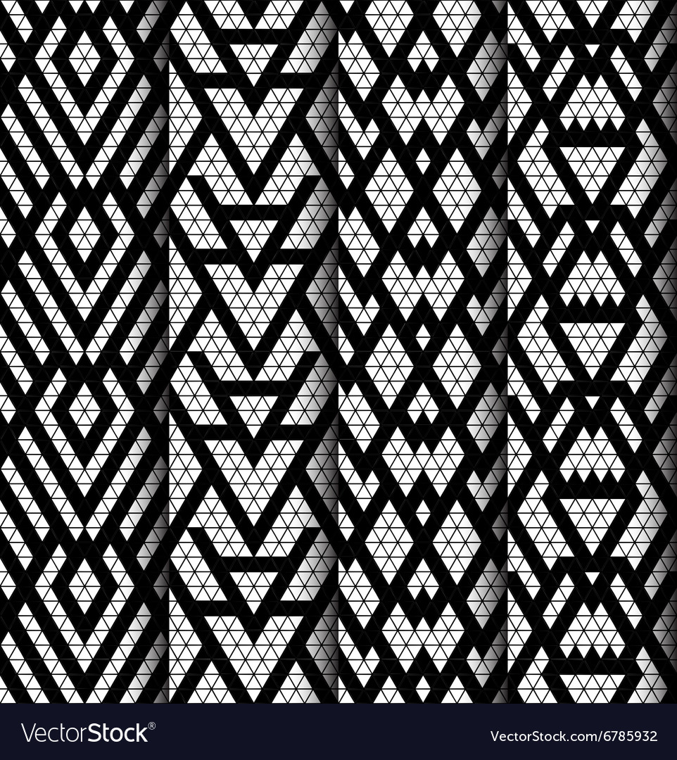 Set of four patterns