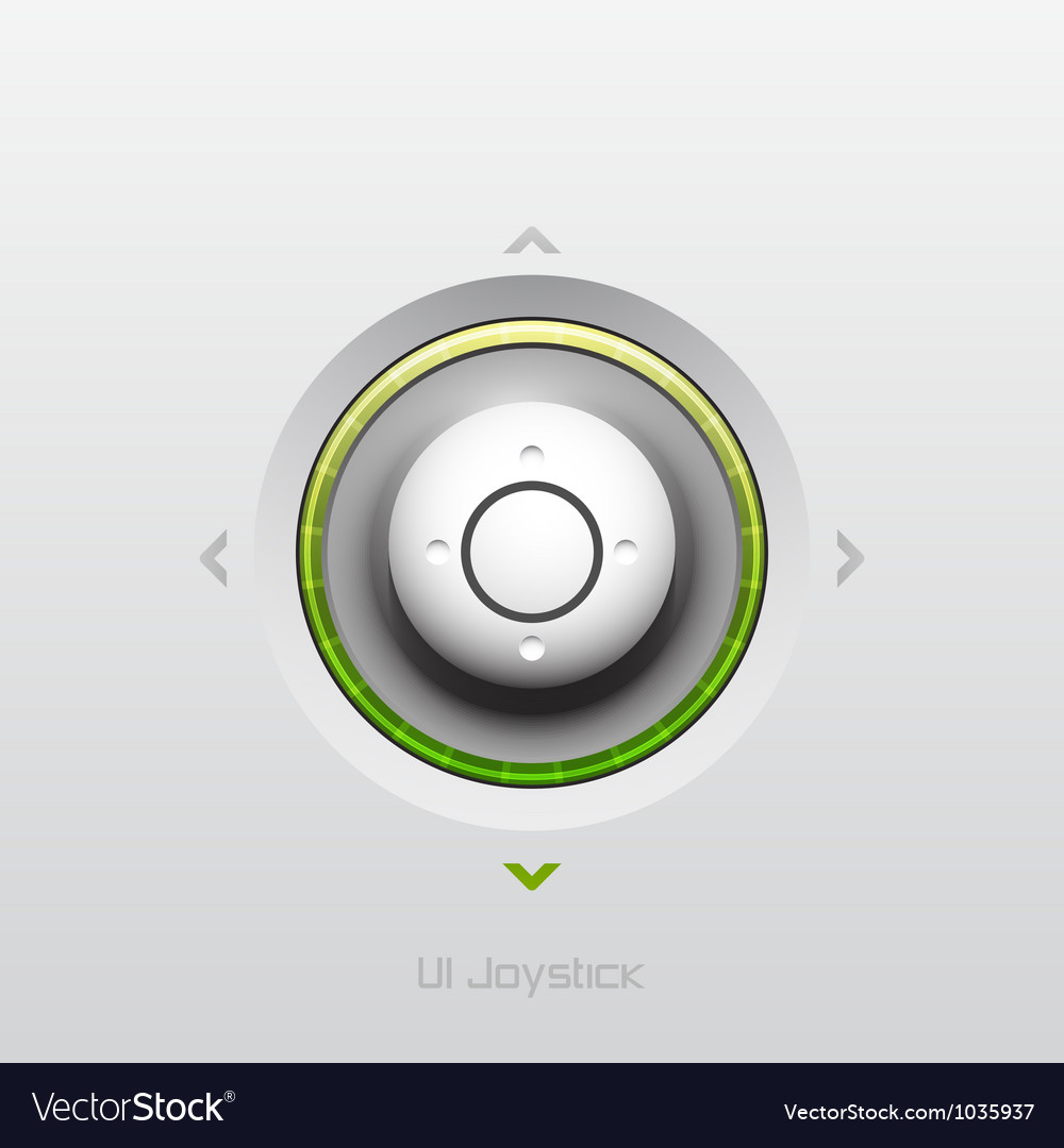 Joystick ui button design