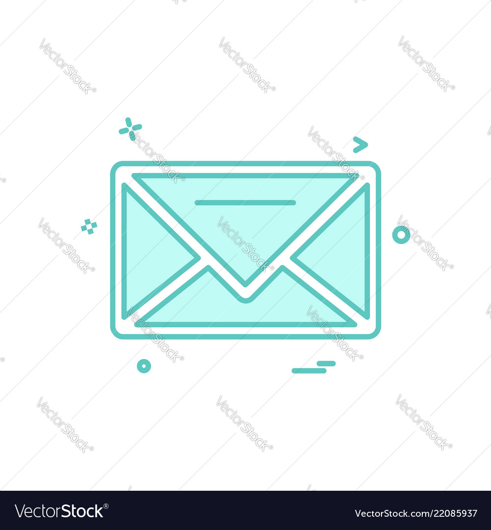 Message icon design Vector Image Message icon design