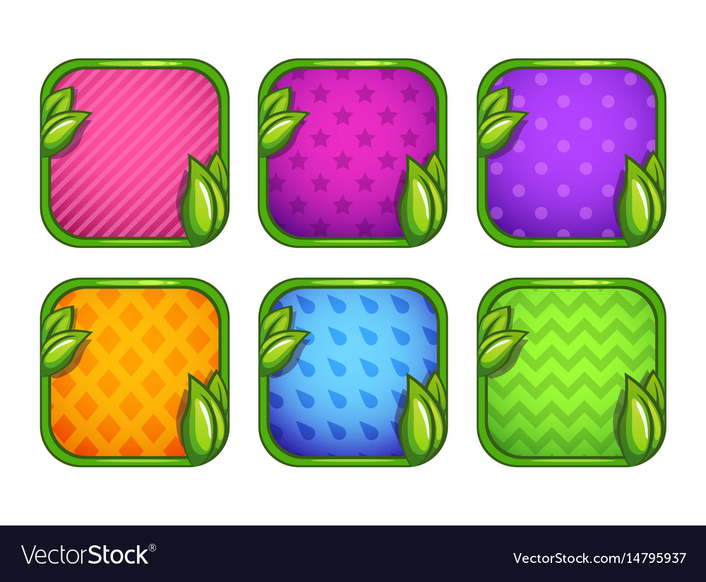 Modern App Icons - Diverse Patterns