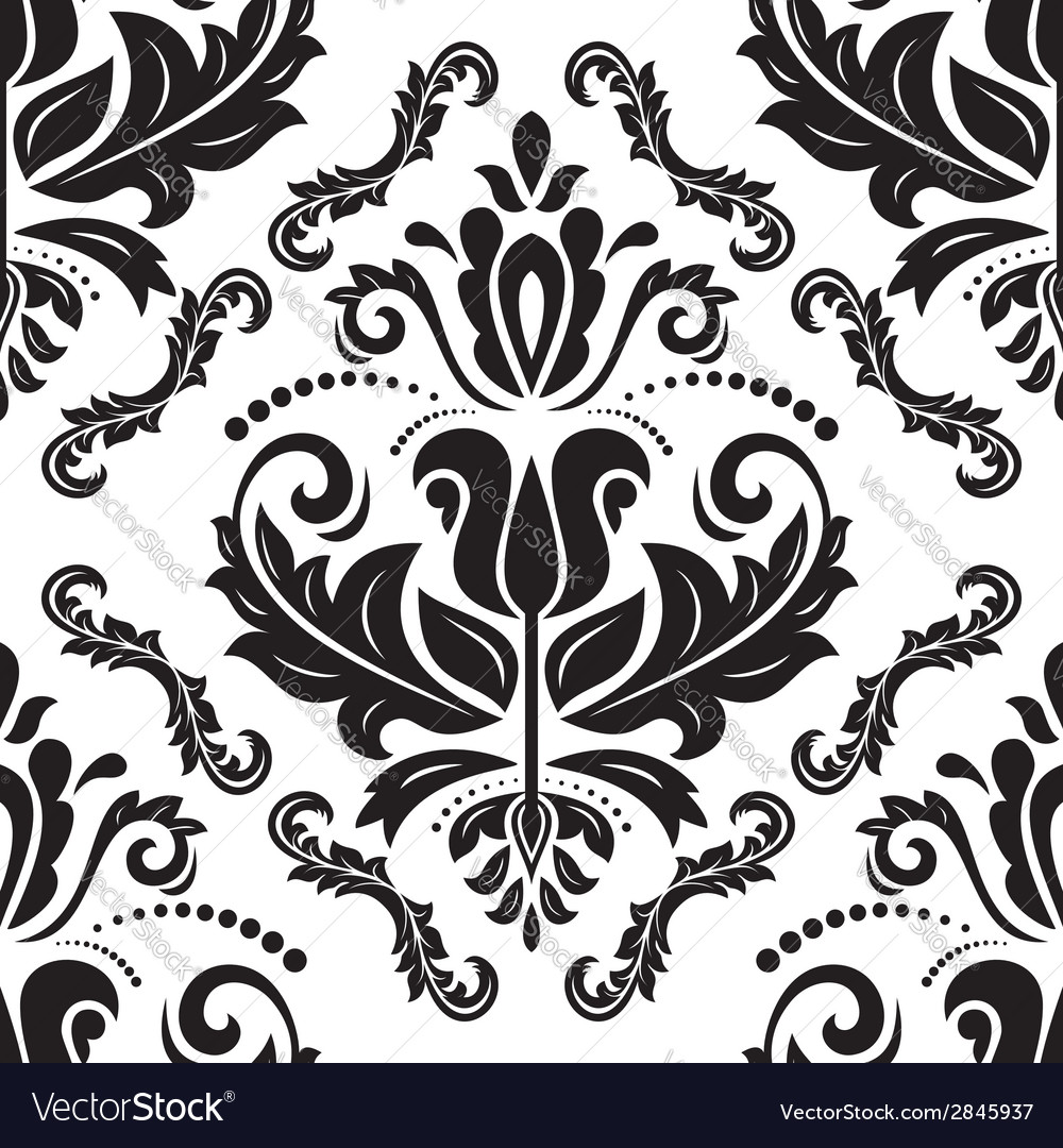 Orient seamless pattern abstract background