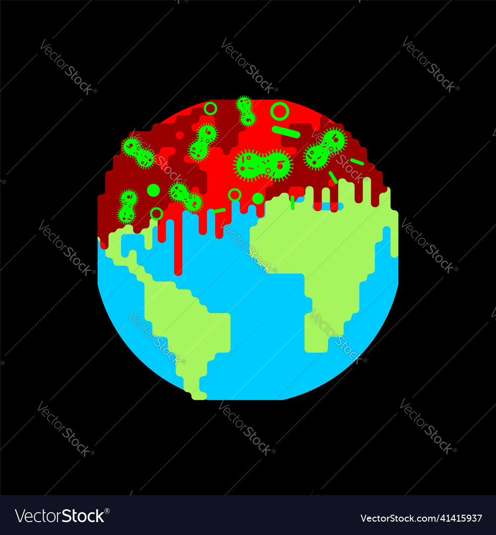 Planet ist infiziert mit Coronavirus Spread