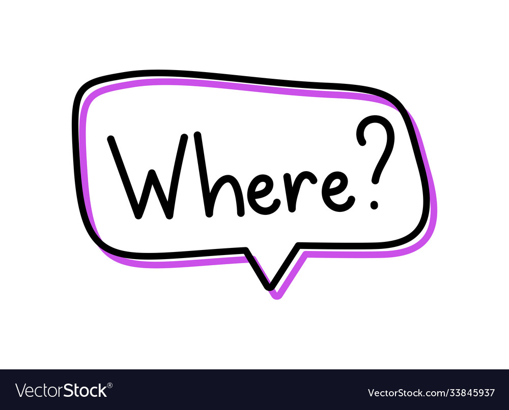 Question Mark in Speech Bubble