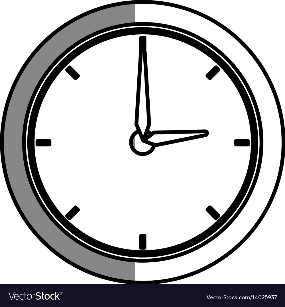 Time clock isolated icon