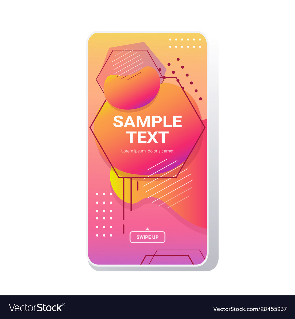 Web template dynamical colorful gradient abstract vector image Web template dynamical colorful gradient abstract