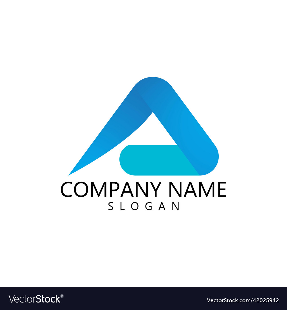 A letter logo Royalty Free Vector Image - VectorStock